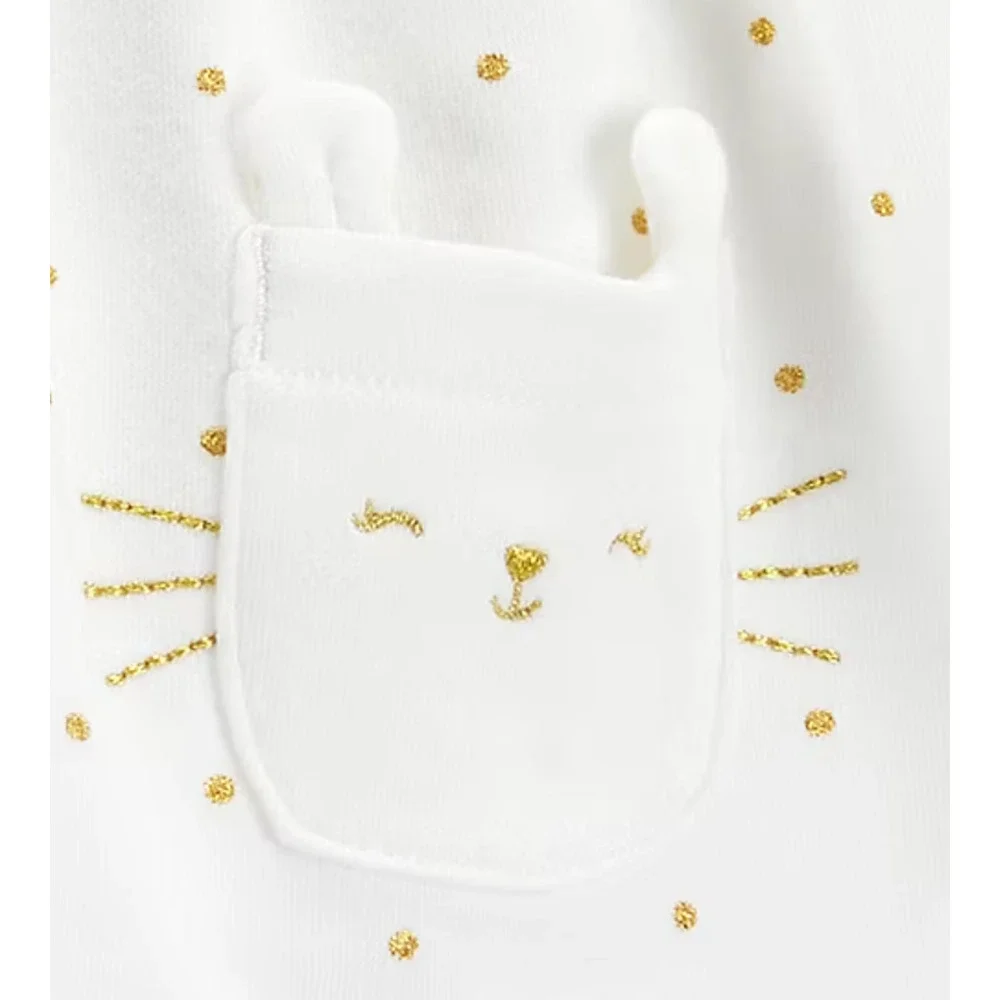 Carter's Baby Girls Long Sleeve Fitted Sleeve‎ A-Line Dress - 18M